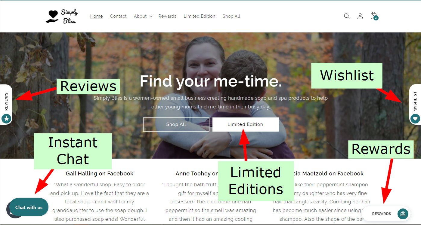 New Website = New Perks for YOU 💝 - Simply Bliss