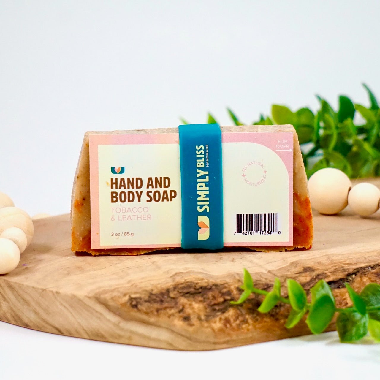 Tobacco & Leather Bar Soap - Simply Bliss