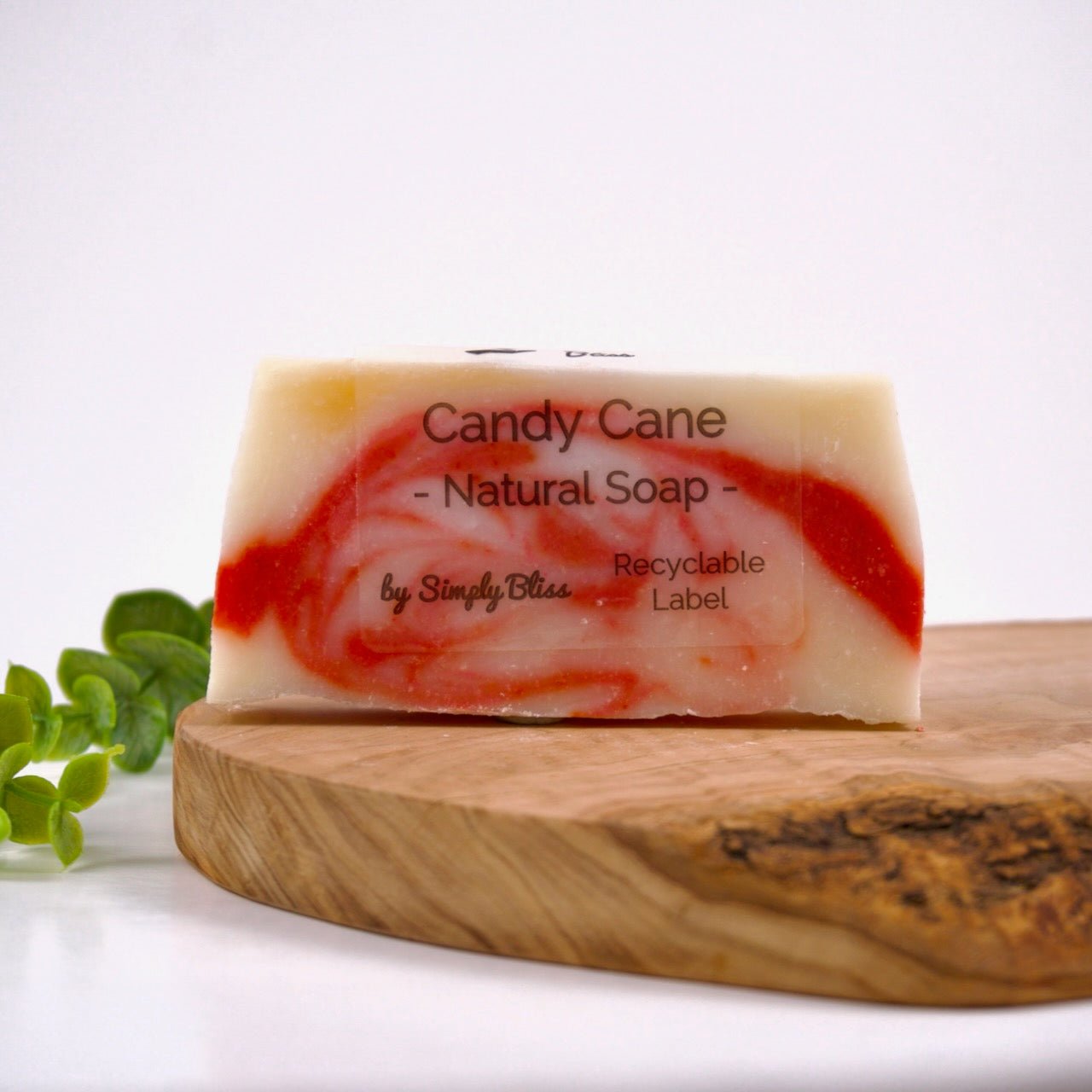 Candy Cane Swirl Bar Soap - Simply Bliss