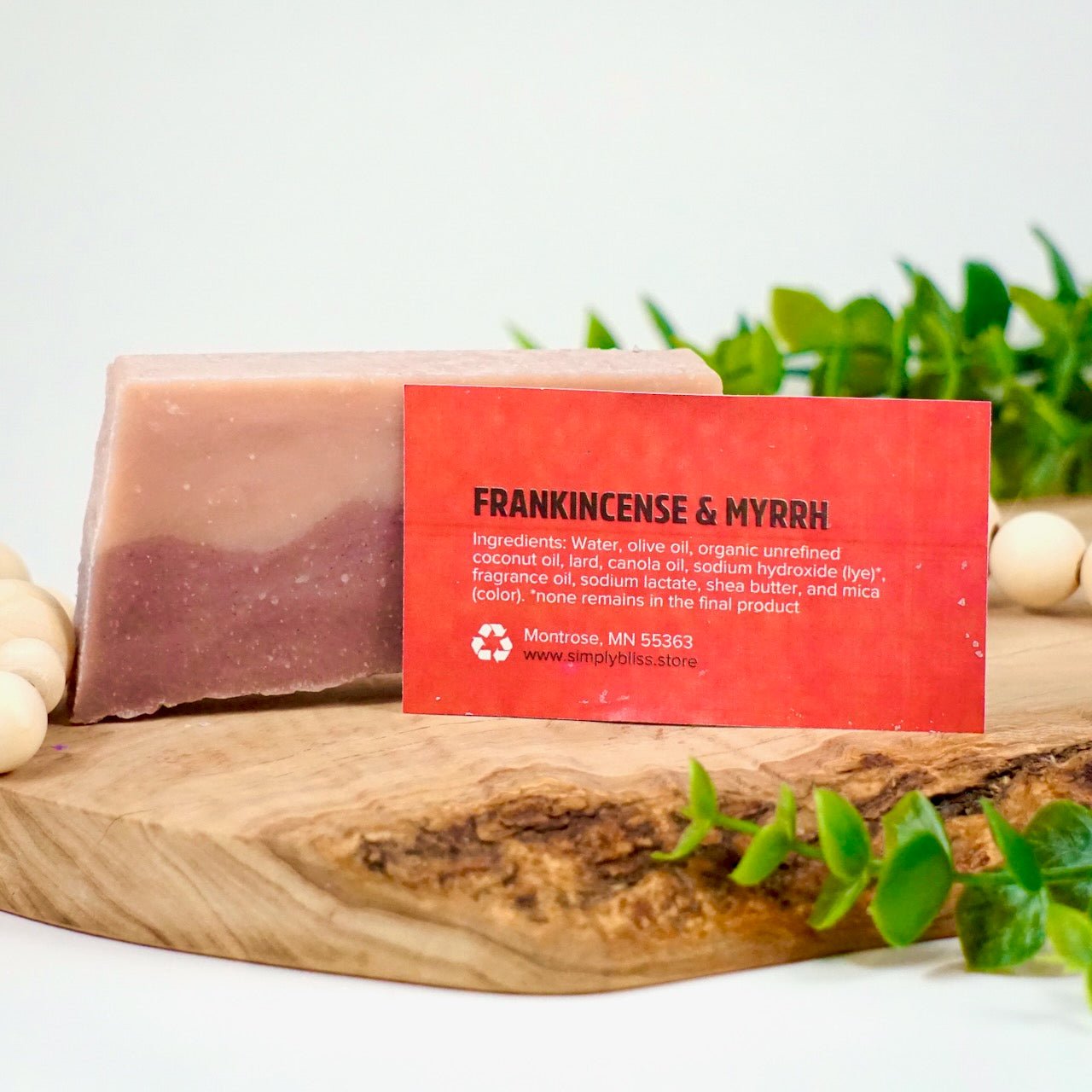 Frankincense and Myrrh Bar Soap - Simply Bliss