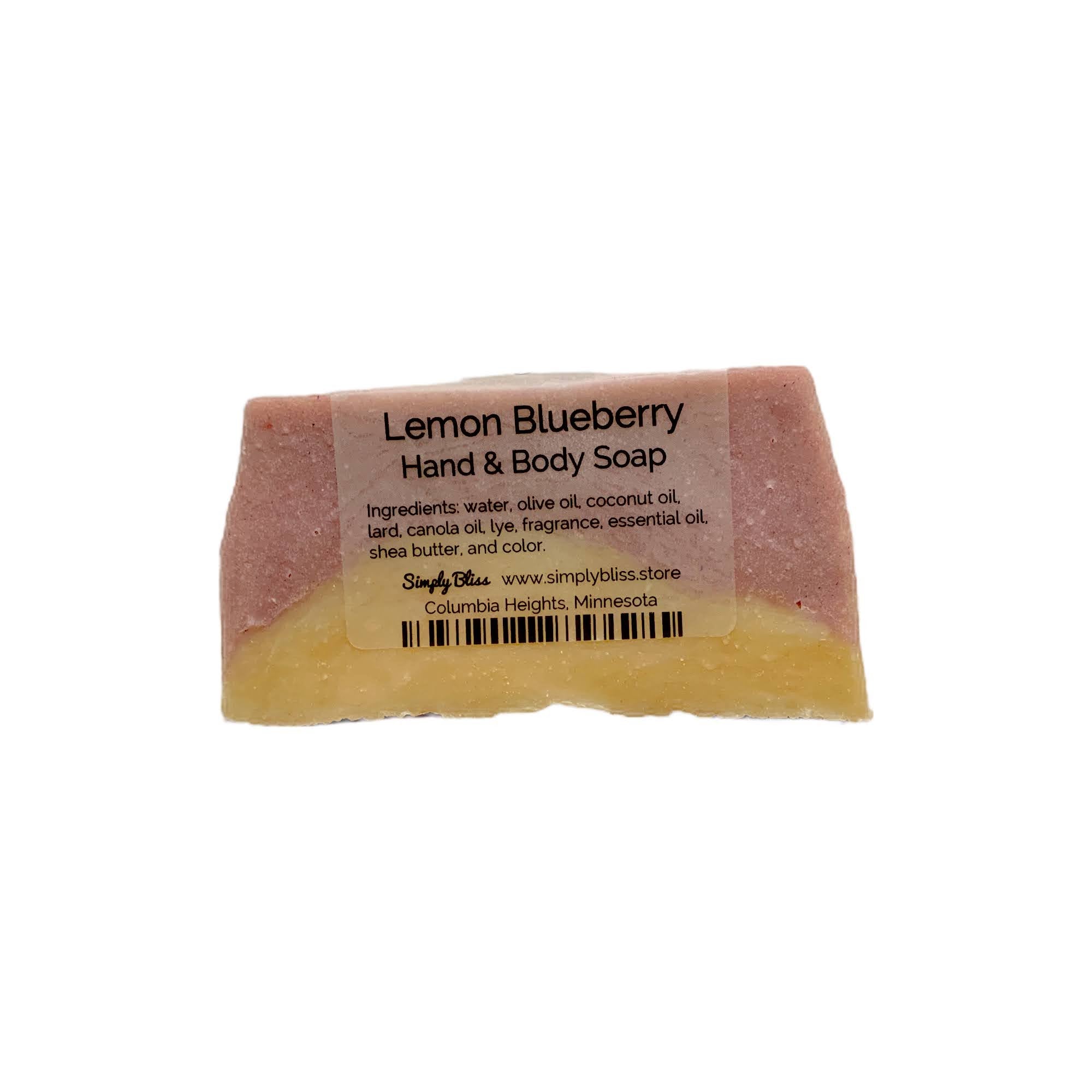 Lemon Blueberry Bar Soap - Simply Bliss